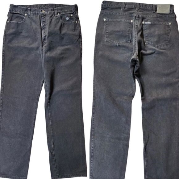 Harley Davidson- Women’s Black Faded Wash Cotton Denim Straight Jeans, Size 16 - Picture 11 of 11